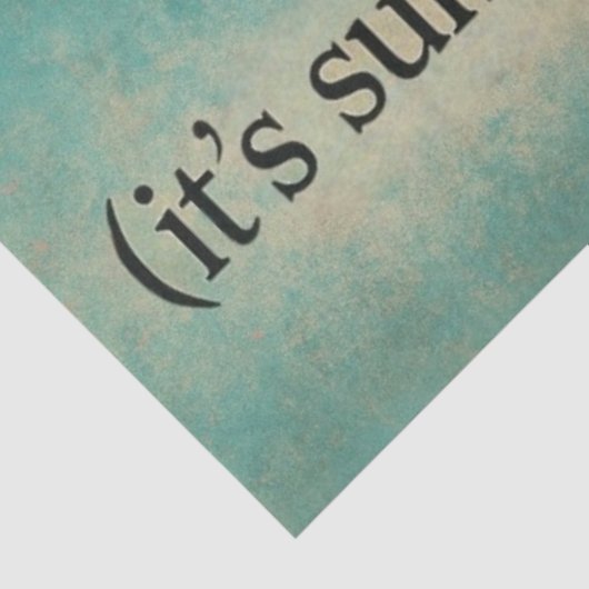 "Blijf zout" Retro Beach Sunset Decoupage Papier (Detail)