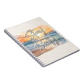 Blijf zout Sunset Beach Notitieboek (Rechterzijde)