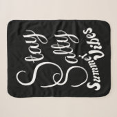 Blijf Zouty Summer Vibes Sherpa Deken (Voorkant (horizontaal))