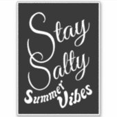 Blijf Zouty Summer Vibes Sticker (Voorkant)