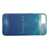Blijf zwemmen Case-Mate iPhone case (Achterkant (Horizontaal))
