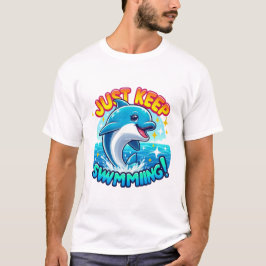 Blijf zwemmen Dolfijn T-shirt