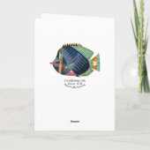 Blijf zwemmen feestdagen kaart (Achterkant)