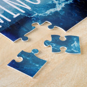 Blijf zwemmen in de oceaan Motivatie Legpuzzel (Zijkant)