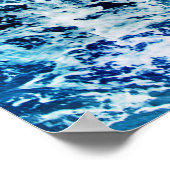 Blijf zwemmen in de oceaan Motivatie Poster (Hoek)