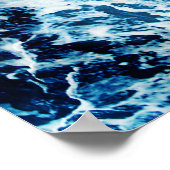 Blijf zwemmen in de oceaan Motivatie Poster (Hoek)