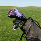 Blijf zwemmen met de clown Fish Golf-driver Golfheadcover (Insitu)