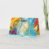 Blijf zwemmen met een kunstkaart Michele Ballant Kaart (Achterkant)