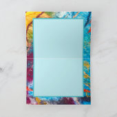 Blijf zwemmen met een kunstkaart Michele Ballant Kaart (Binnen)