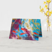 Blijf zwemmen met een kunstkaart Michele Ballant Kaart (Gele Bloem)