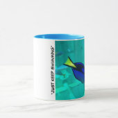 Blijf zwemmen mok (Midden)