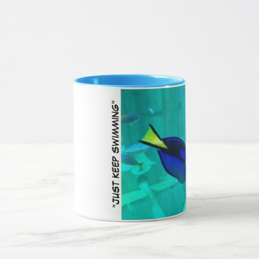 Blijf zwemmen mok (Midden)