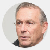 Blijf zwemmen ronde sticker (Voorkant)