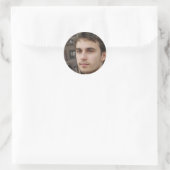 Blijf zwemmen ronde sticker (Tas)