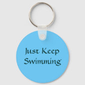 Blijf zwemmen sleutelhanger (Voorkant)