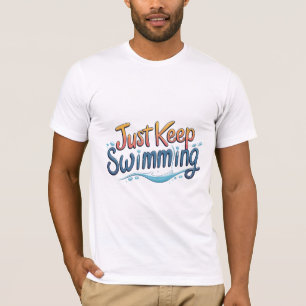 Blijf zwemmen t-shirt