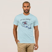 Blijf zwemmen Westie T-shirt (Voorkant volledig)