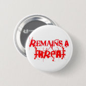 blijft_a_dreigement_logo_in_red-pin ronde button 5,7 cm (Voorkant /achterkant)