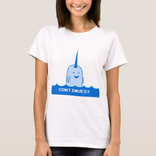 Blijft? De gelukkige Narwhal T-shirt