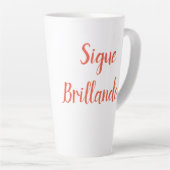 blijft glanzen Latte mok (Rechterhoek)