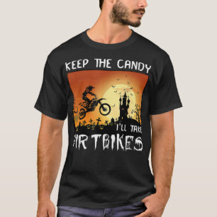 blijft het snoep vuilnisbakken met een grappig t-s t-shirt