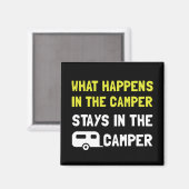 Blijft in Camper Magneet (Voorkant / Achterkant)
