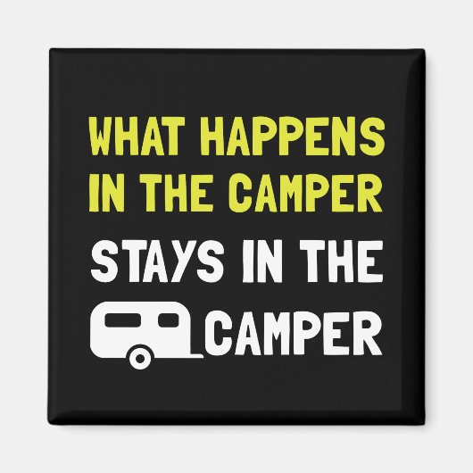 Blijft in Camper Magneet (Voorkant)