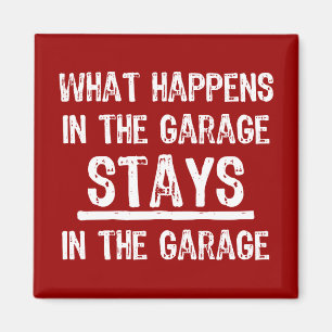 Blijft in de garage magneet