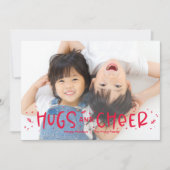 Blijhug Bewerkbare Kleur Vakantiefotokaart Feestdagenkaart (Voorkant)