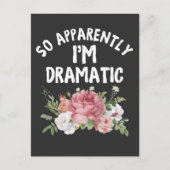 Blijkbaar ben ik dramatisch drama Queen Diva Briefkaart (Voorkant)