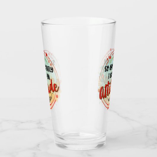 Blijkbaar heb ik een Attitude Quote Funny Sarcasti Glas (Rechts)