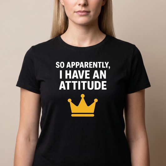 Blijkbaar Heb Ik Een Attitude T-Shirt