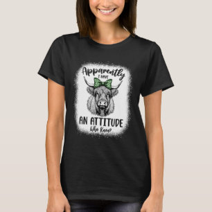 Blijkbaar heb ik een houding die Koe kende T-shirt