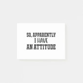 Blijkbaar heb ik een houding post-it® notes (Voorkant)