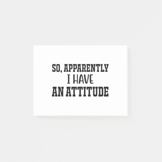 Blijkbaar heb ik een houding post-it® notes (Voorkant)