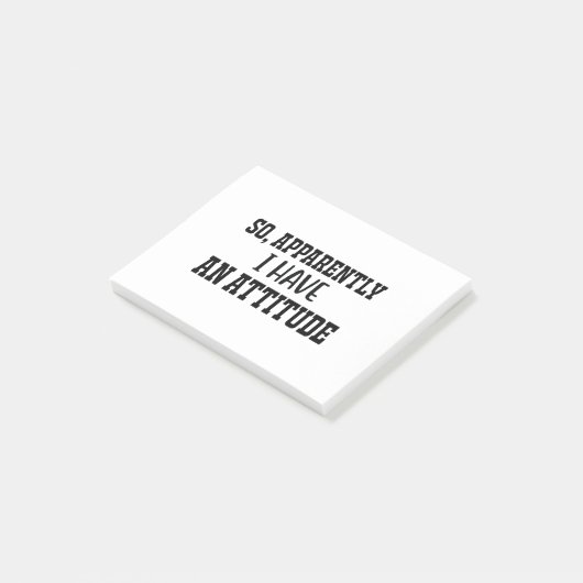 Blijkbaar heb ik een houding post-it® notes (Schuin)