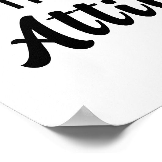 Blijkbaar heb ik een houding poster (Hoek)