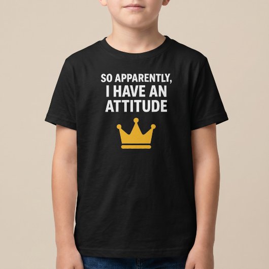Blijkbaar Heb Ik Een Houding T-Shirt