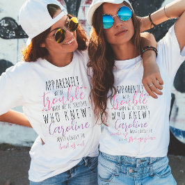 Blijkbaar hebben we problemen met elkaar Bachelore T-shirt