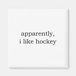 Blijkbaar hou ik van hockey magneet