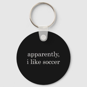 Blijkbaar Hou Ik Van Voetbal Grappige Tank Top Sleutelhanger
