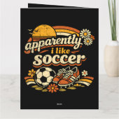 Blijkbaar hou ik van voetbal kaart (Achterkant)