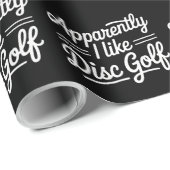 Blijkbaar Houd Ik Van Discgolf Funny Golf Liefhebb Cadeaupapier (Rol Hoek)
