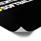 Blijkbaar Houd Ik Van Softll -voor Softll Liefhebb Poster (Hoek)