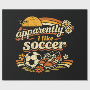 Blijkbaar Houd Ik Van Voetbal Cadeaupapier