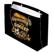 Blijkbaar Houd Ik Van Voetbal Groot Cadeauzakje (Achterkant Gekanteld)