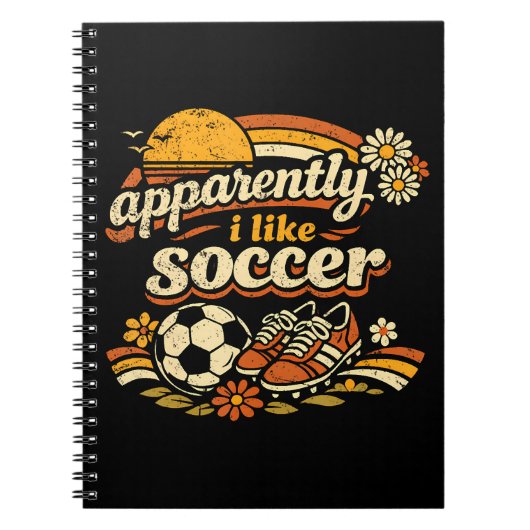 Blijkbaar Houd Ik Van Voetbal Notitieboek (Voorkant)
