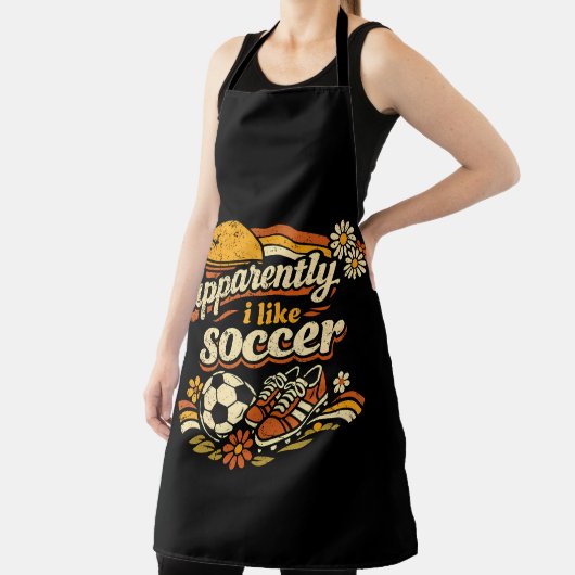 Blijkbaar Houd Ik Van Voetbal Schort (Insitu)