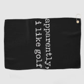 Blijkbaar, Ik Hou Van Golf Liefhebber Golfsporter Golfhanddoek (Horizontaal)