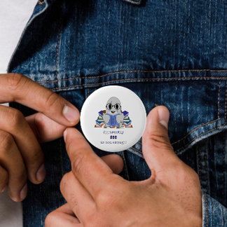 Blijkbaar is BOE niet grappig genoeg Geest Ronde Button 5,7 Cm